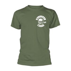 Black Label Society Unisex Adult Skull Logo T-Shirt / Green